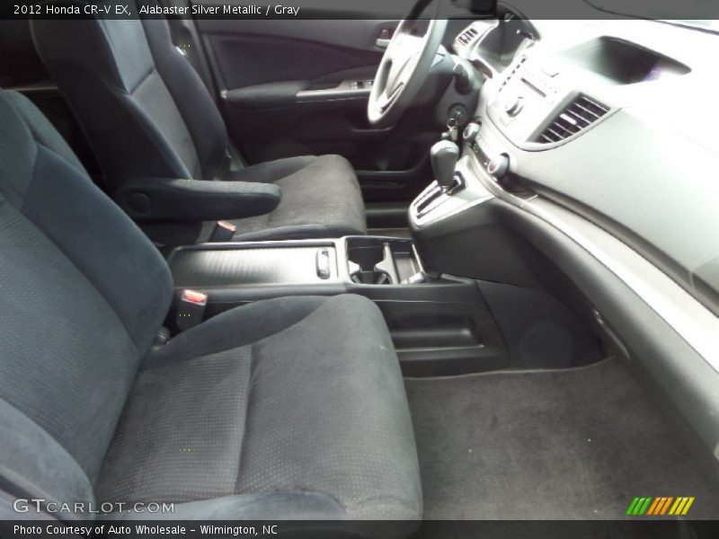 Alabaster Silver Metallic / Gray 2012 Honda CR-V EX