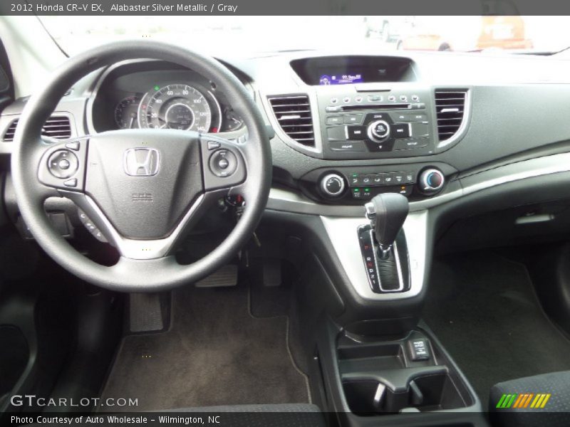 Alabaster Silver Metallic / Gray 2012 Honda CR-V EX