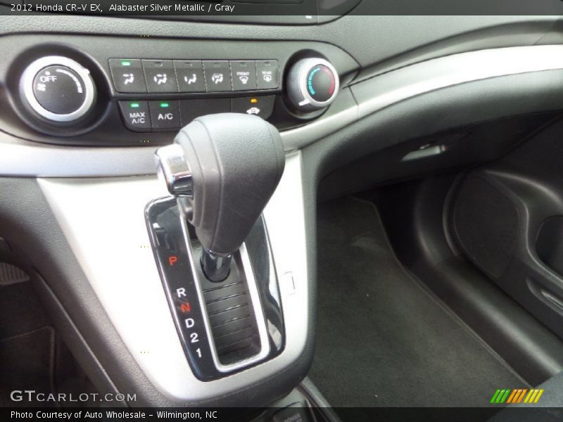 Alabaster Silver Metallic / Gray 2012 Honda CR-V EX