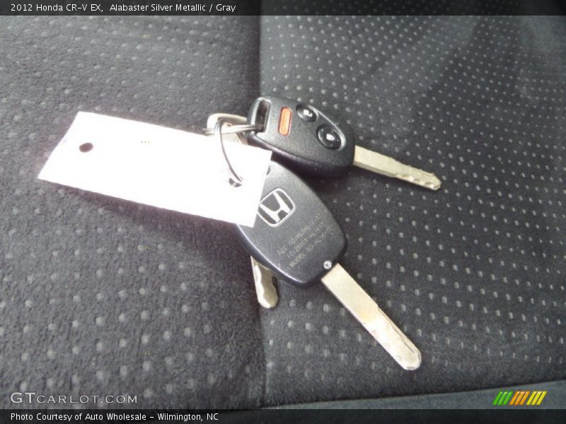 Alabaster Silver Metallic / Gray 2012 Honda CR-V EX