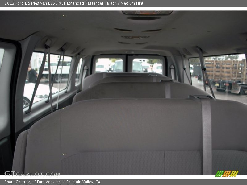 Black / Medium Flint 2013 Ford E Series Van E350 XLT Extended Passenger