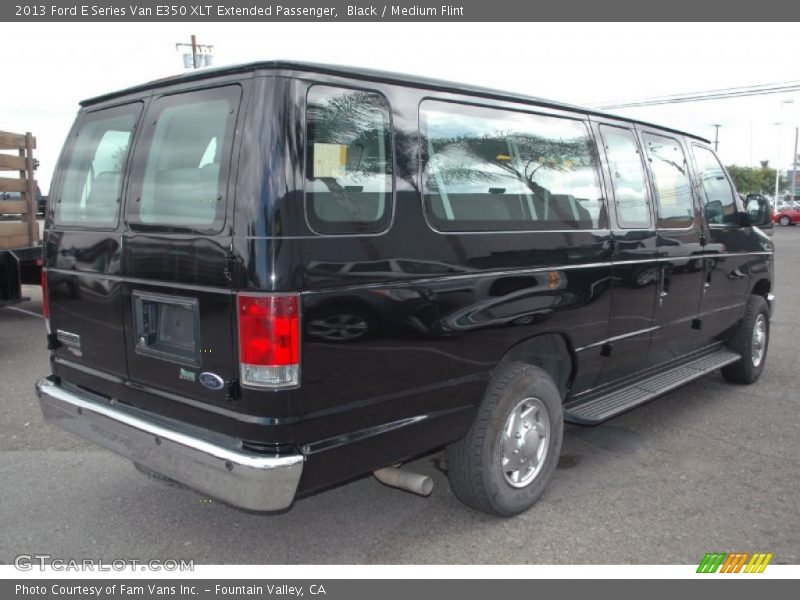 Black / Medium Flint 2013 Ford E Series Van E350 XLT Extended Passenger