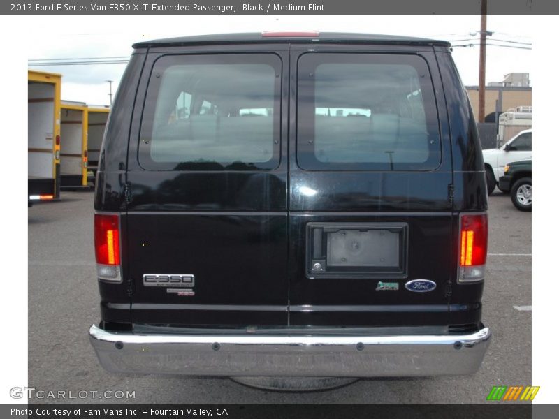 Black / Medium Flint 2013 Ford E Series Van E350 XLT Extended Passenger