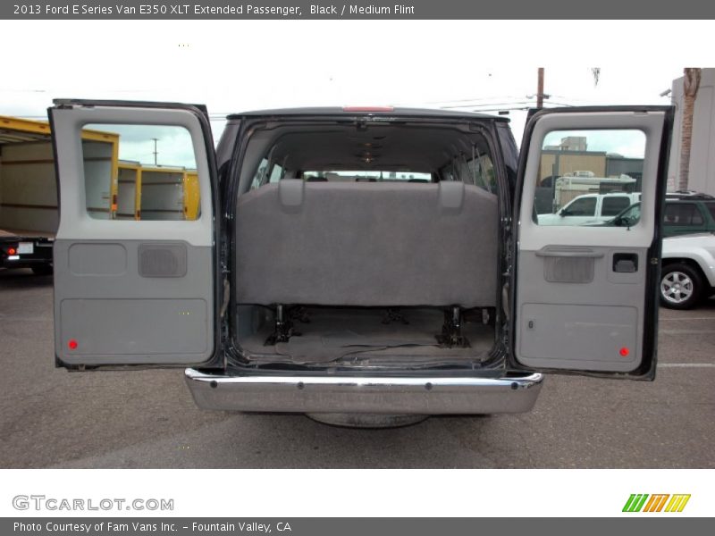 Black / Medium Flint 2013 Ford E Series Van E350 XLT Extended Passenger