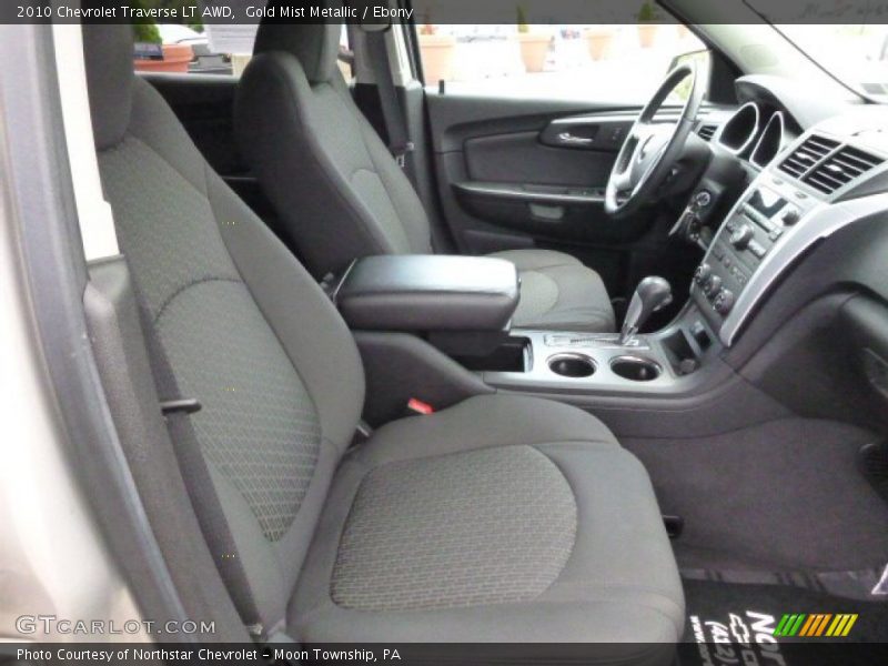Gold Mist Metallic / Ebony 2010 Chevrolet Traverse LT AWD