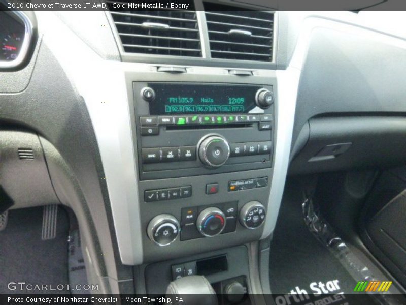 Gold Mist Metallic / Ebony 2010 Chevrolet Traverse LT AWD