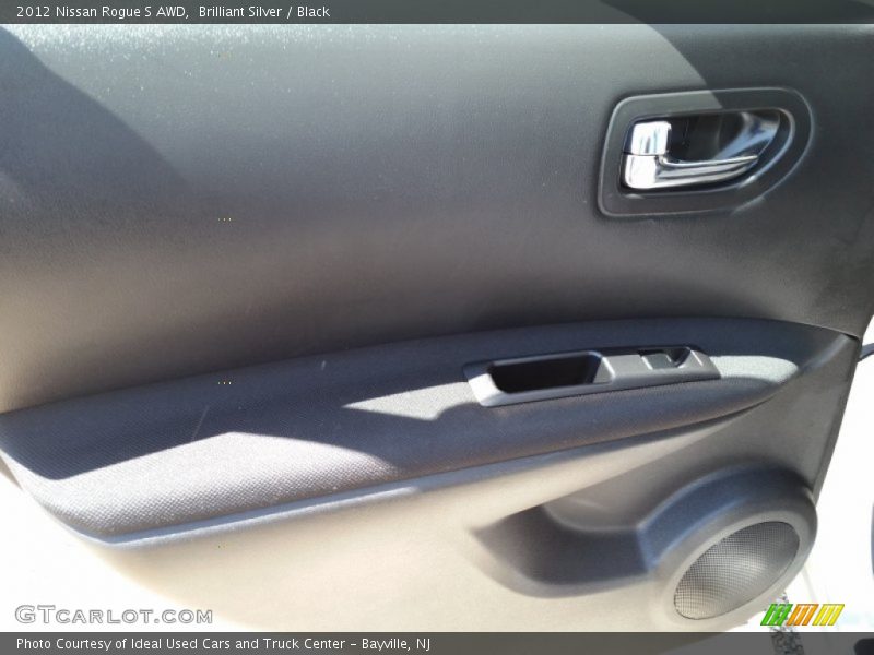 Brilliant Silver / Black 2012 Nissan Rogue S AWD