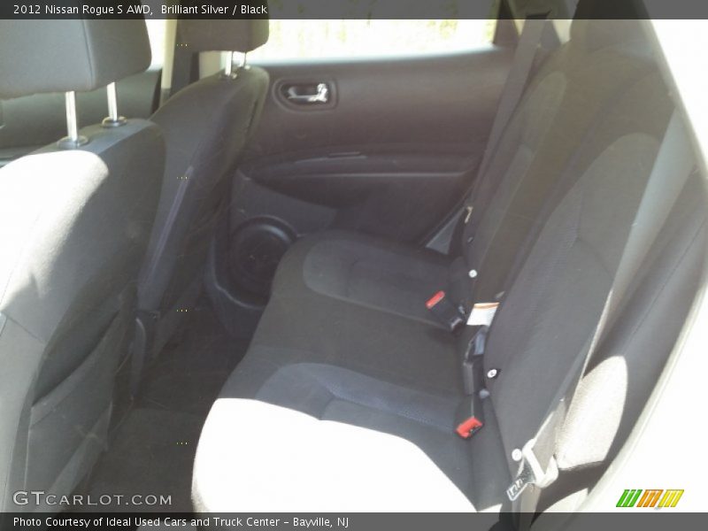 Brilliant Silver / Black 2012 Nissan Rogue S AWD