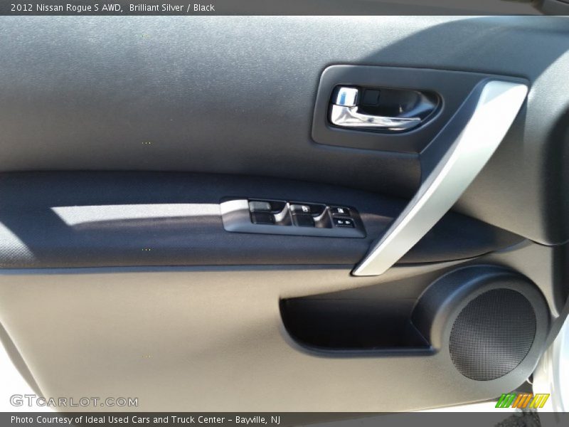 Brilliant Silver / Black 2012 Nissan Rogue S AWD