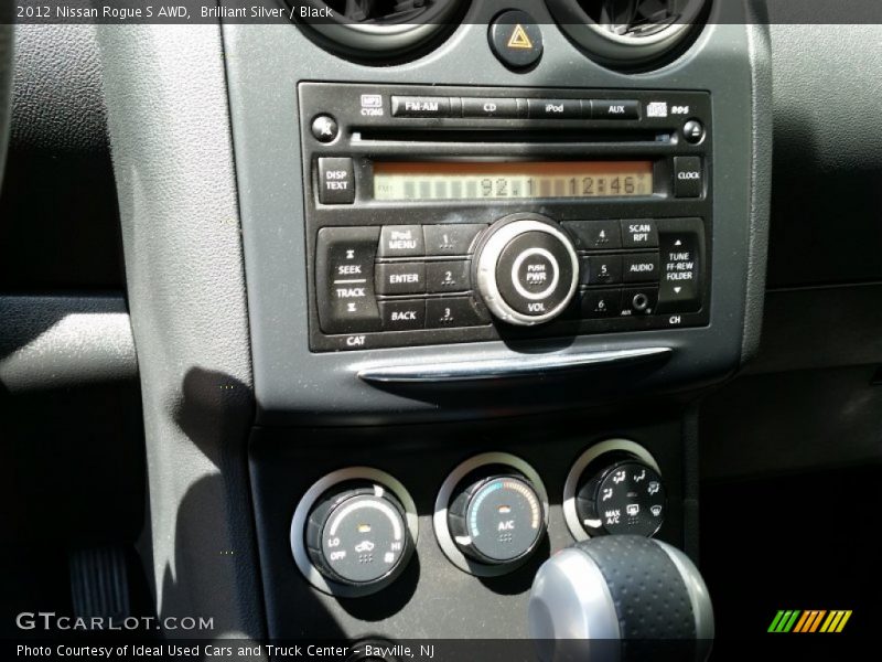 Brilliant Silver / Black 2012 Nissan Rogue S AWD