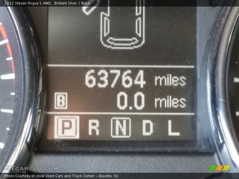 Brilliant Silver / Black 2012 Nissan Rogue S AWD