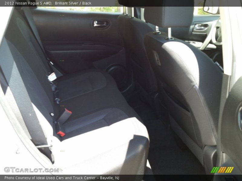 Brilliant Silver / Black 2012 Nissan Rogue S AWD