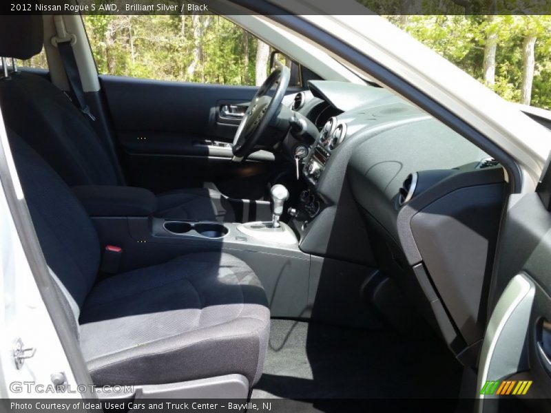 Brilliant Silver / Black 2012 Nissan Rogue S AWD