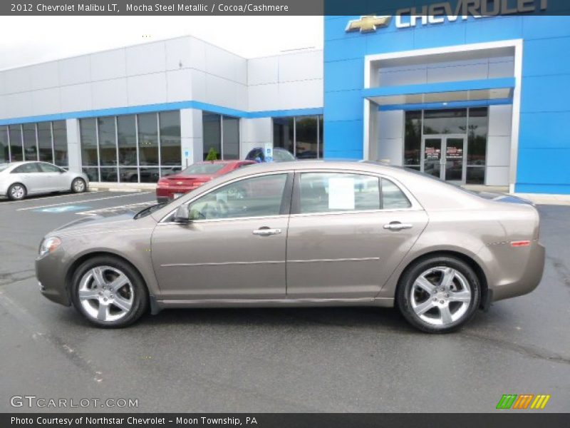 Mocha Steel Metallic / Cocoa/Cashmere 2012 Chevrolet Malibu LT