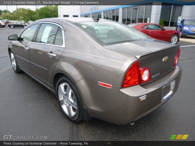 Mocha Steel Metallic / Cocoa/Cashmere 2012 Chevrolet Malibu LT