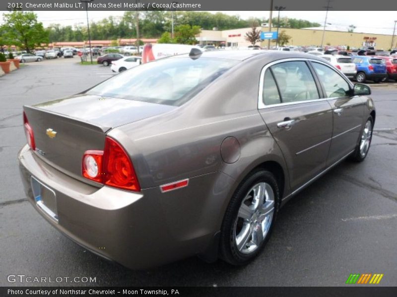 Mocha Steel Metallic / Cocoa/Cashmere 2012 Chevrolet Malibu LT