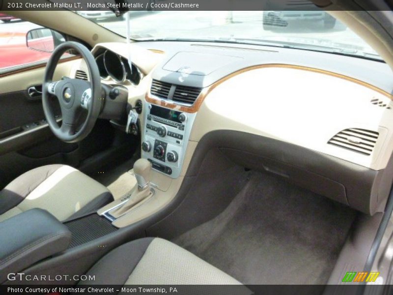 Mocha Steel Metallic / Cocoa/Cashmere 2012 Chevrolet Malibu LT