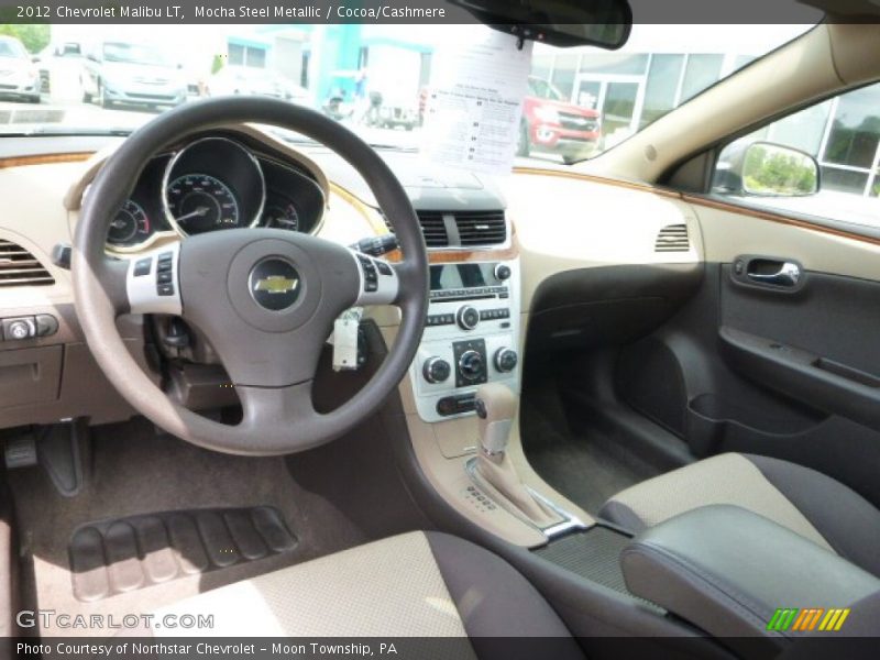 Mocha Steel Metallic / Cocoa/Cashmere 2012 Chevrolet Malibu LT
