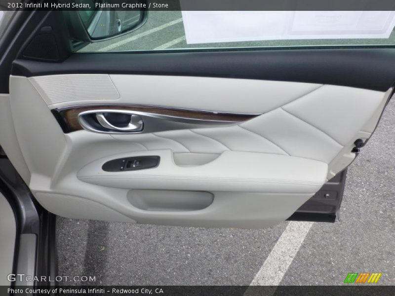 Platinum Graphite / Stone 2012 Infiniti M Hybrid Sedan