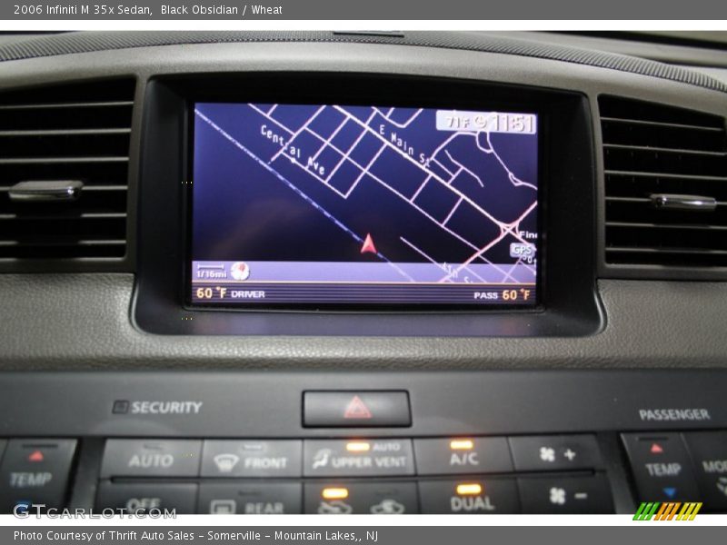 Black Obsidian / Wheat 2006 Infiniti M 35x Sedan