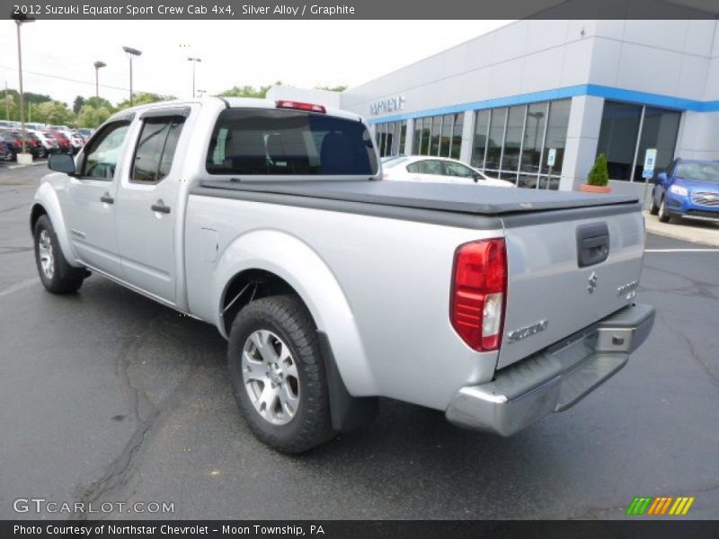 Silver Alloy / Graphite 2012 Suzuki Equator Sport Crew Cab 4x4