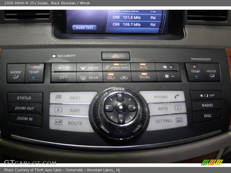 Black Obsidian / Wheat 2006 Infiniti M 35x Sedan