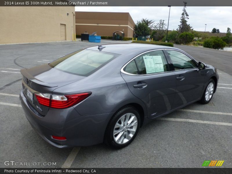 Nebula Gray Pearl / Parchment 2014 Lexus ES 300h Hybrid