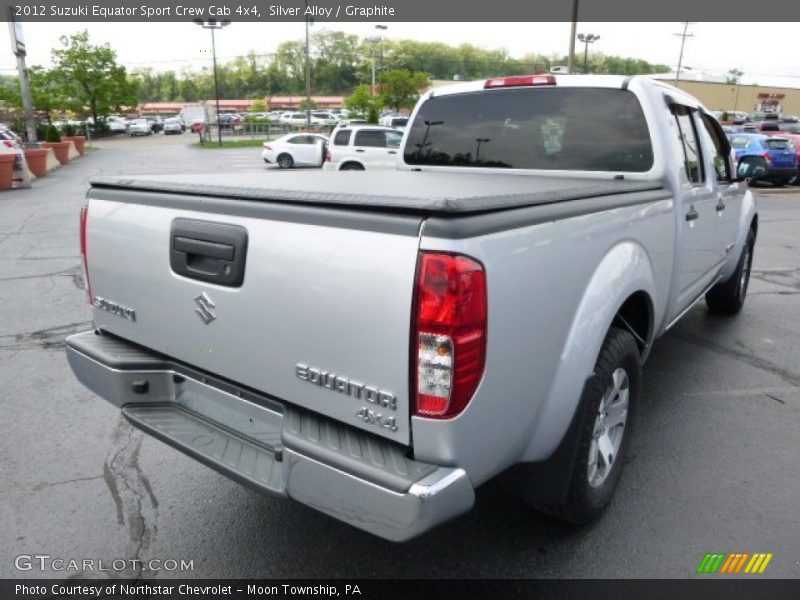 Silver Alloy / Graphite 2012 Suzuki Equator Sport Crew Cab 4x4
