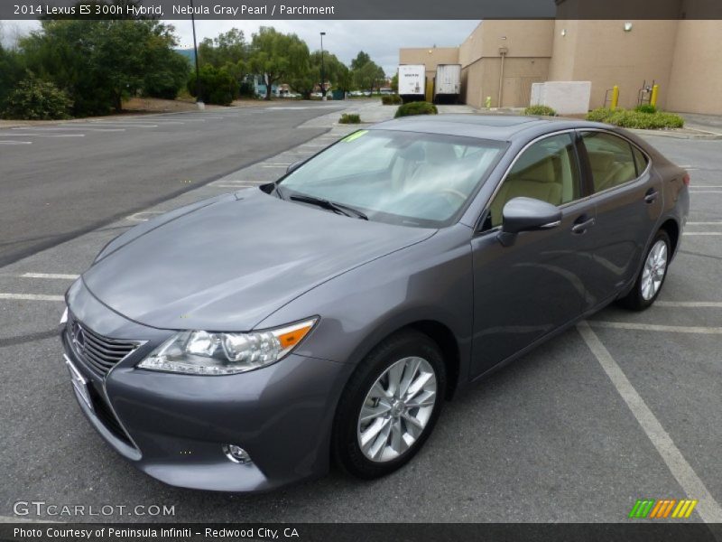 Nebula Gray Pearl / Parchment 2014 Lexus ES 300h Hybrid