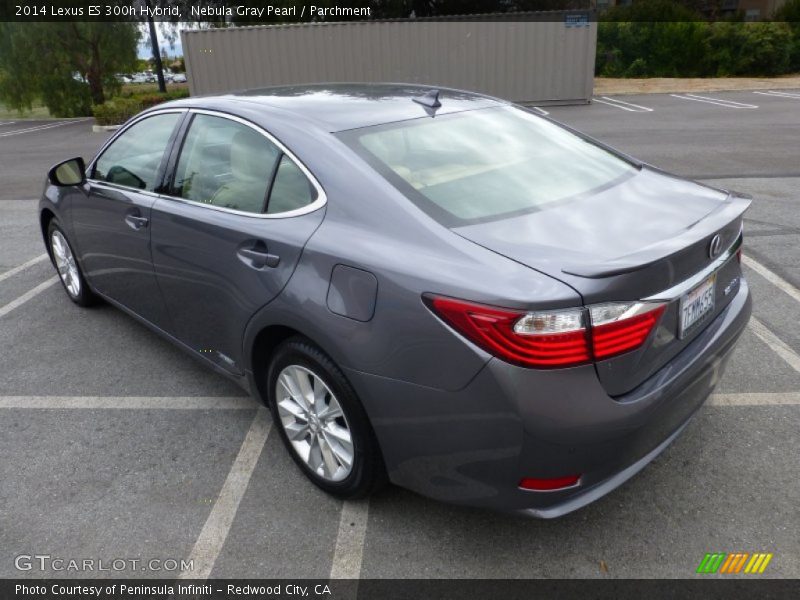 Nebula Gray Pearl / Parchment 2014 Lexus ES 300h Hybrid
