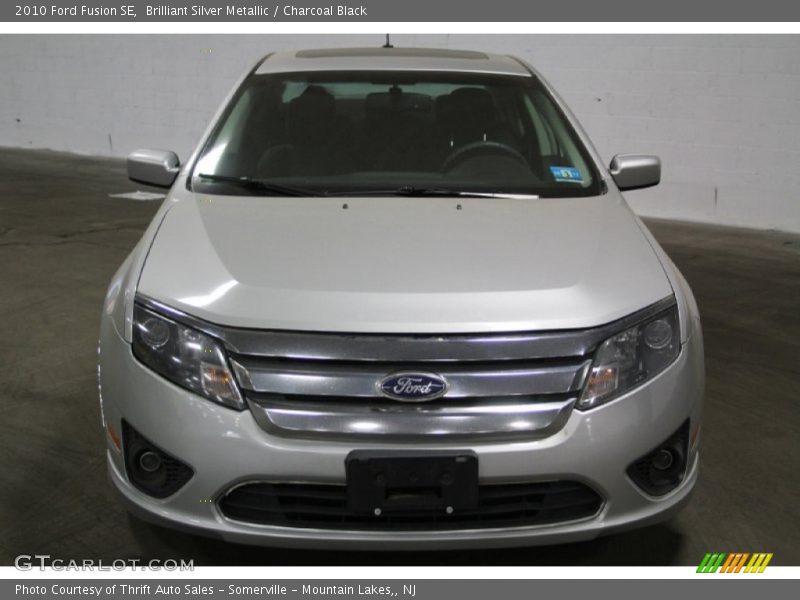 Brilliant Silver Metallic / Charcoal Black 2010 Ford Fusion SE
