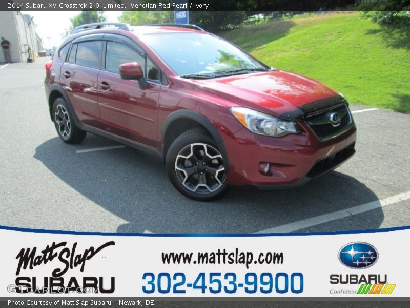 Venetian Red Pearl / Ivory 2014 Subaru XV Crosstrek 2.0i Limited