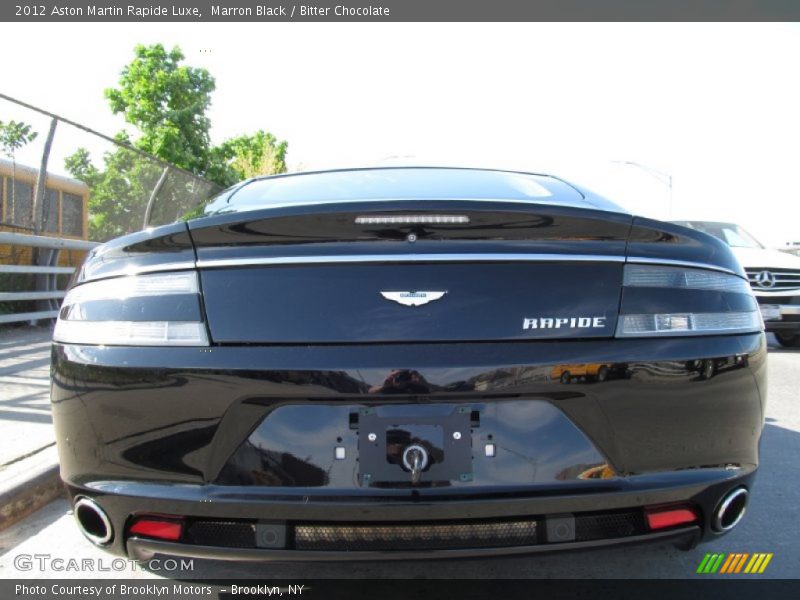 Exhaust of 2012 Rapide Luxe