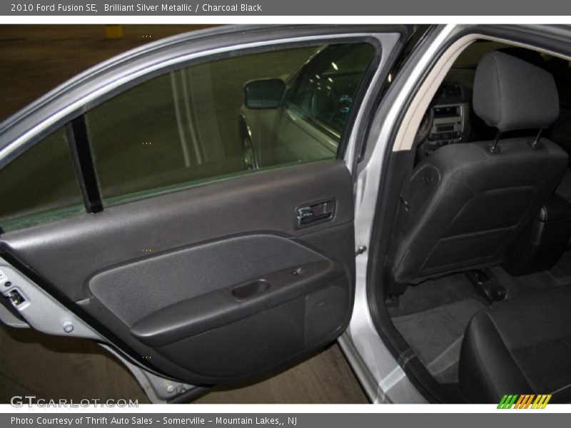 Brilliant Silver Metallic / Charcoal Black 2010 Ford Fusion SE