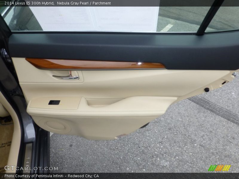 Nebula Gray Pearl / Parchment 2014 Lexus ES 300h Hybrid