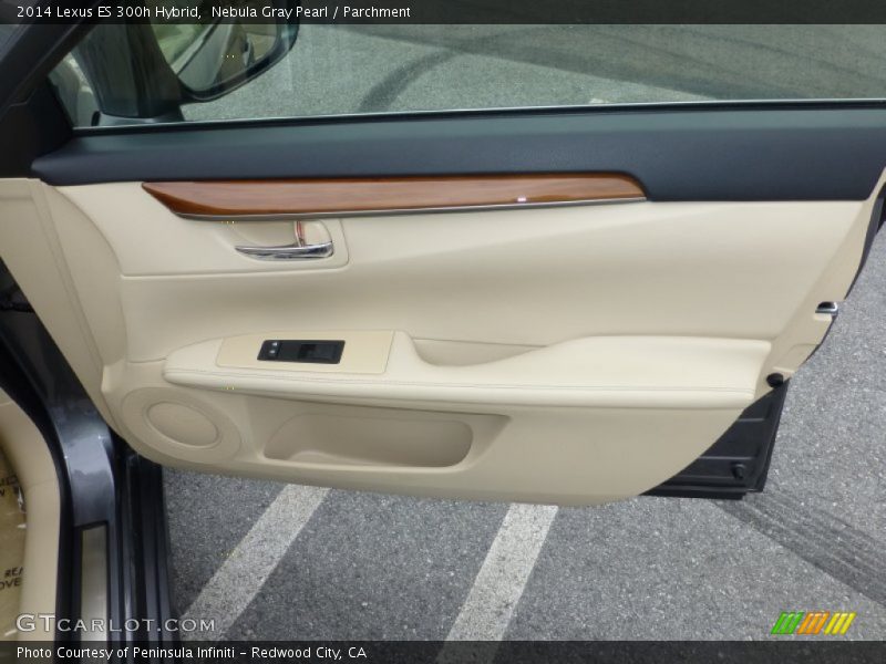 Nebula Gray Pearl / Parchment 2014 Lexus ES 300h Hybrid