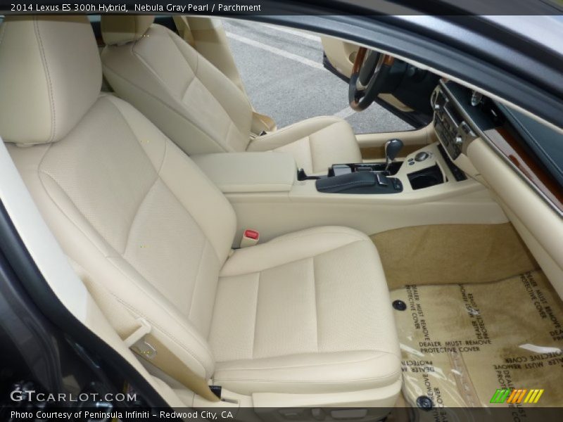 Nebula Gray Pearl / Parchment 2014 Lexus ES 300h Hybrid