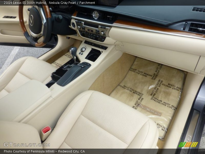 Nebula Gray Pearl / Parchment 2014 Lexus ES 300h Hybrid