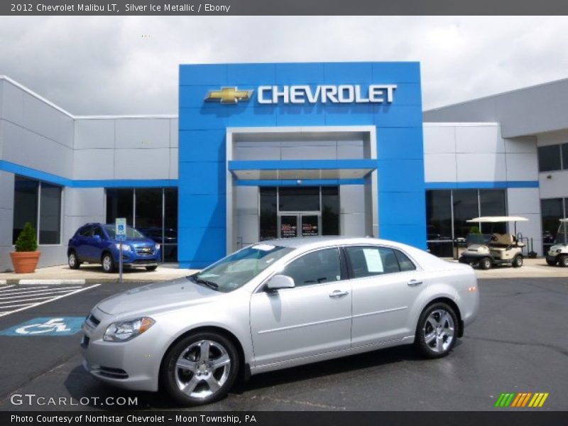 Silver Ice Metallic / Ebony 2012 Chevrolet Malibu LT
