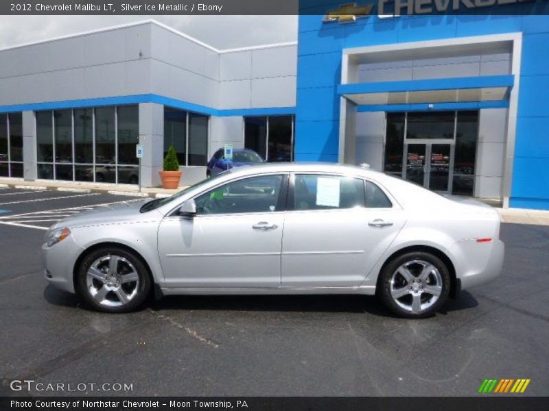 Silver Ice Metallic / Ebony 2012 Chevrolet Malibu LT