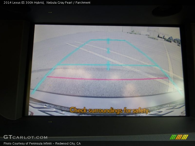 Nebula Gray Pearl / Parchment 2014 Lexus ES 300h Hybrid