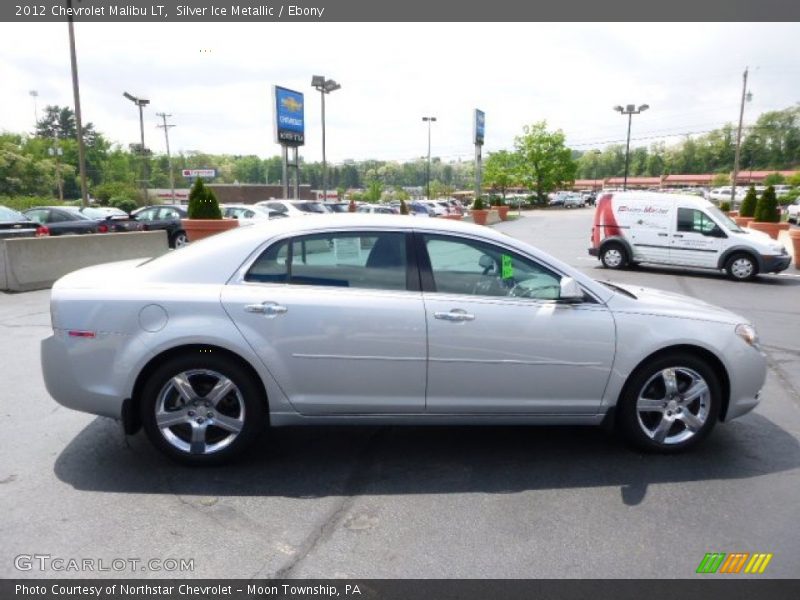 Silver Ice Metallic / Ebony 2012 Chevrolet Malibu LT