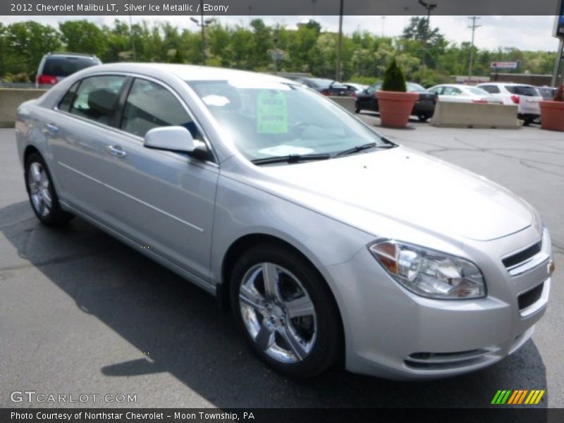 Silver Ice Metallic / Ebony 2012 Chevrolet Malibu LT