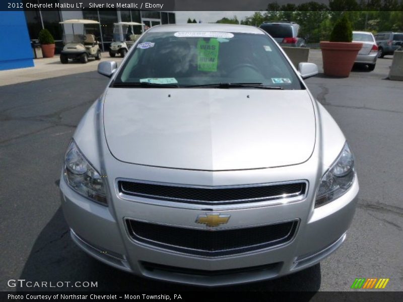 Silver Ice Metallic / Ebony 2012 Chevrolet Malibu LT