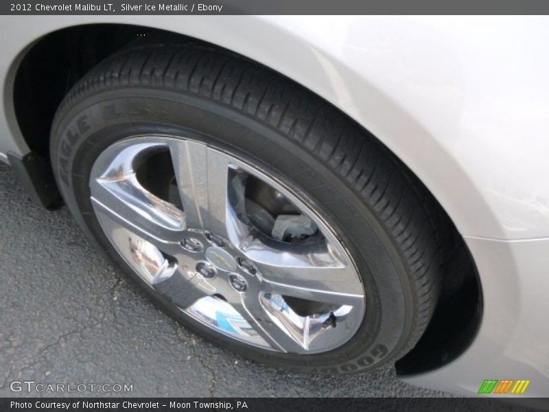 Silver Ice Metallic / Ebony 2012 Chevrolet Malibu LT