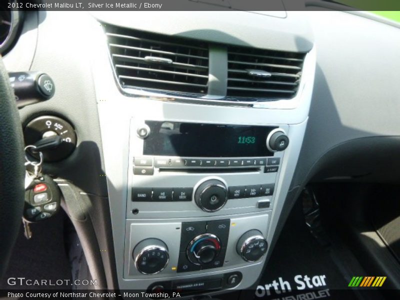 Silver Ice Metallic / Ebony 2012 Chevrolet Malibu LT