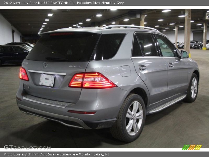 Palladium Silver Metallic / Grey 2012 Mercedes-Benz ML 350 BlueTEC 4Matic