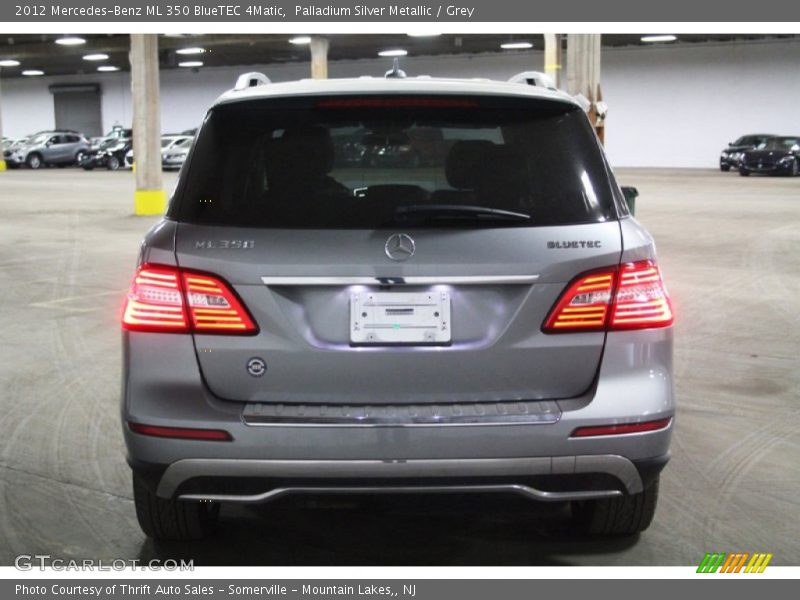 Palladium Silver Metallic / Grey 2012 Mercedes-Benz ML 350 BlueTEC 4Matic