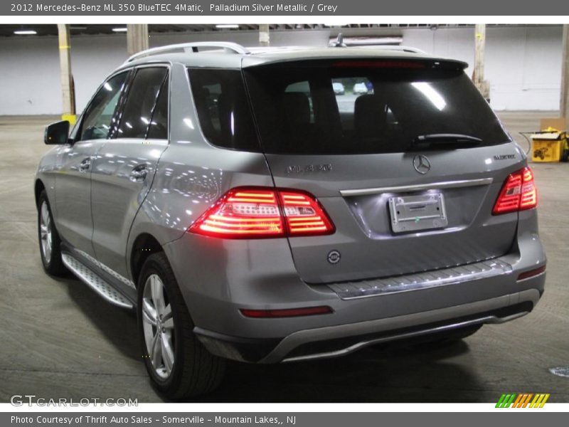 Palladium Silver Metallic / Grey 2012 Mercedes-Benz ML 350 BlueTEC 4Matic