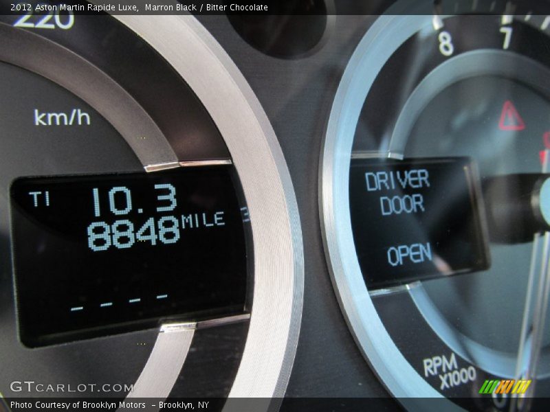 Marron Black / Bitter Chocolate 2012 Aston Martin Rapide Luxe